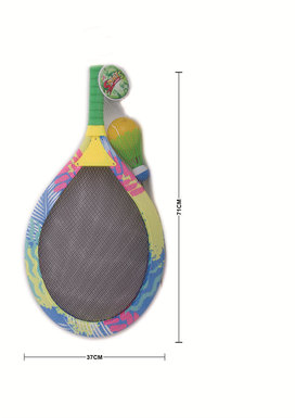 Fabric pattern large tennis racket toys sports toys