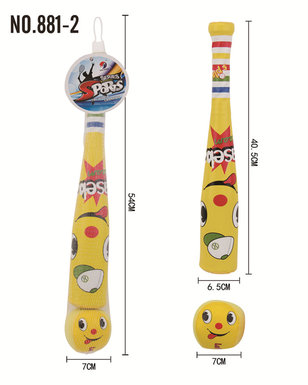 Smiley face baseball toys sports toys