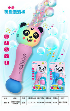 Light, music, fun, electric bubble stick, bear.
