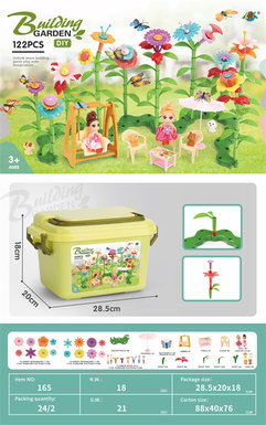 DIY Paradise Flower Arrangement Educational Toys Building Blocks Toys (122PCS)