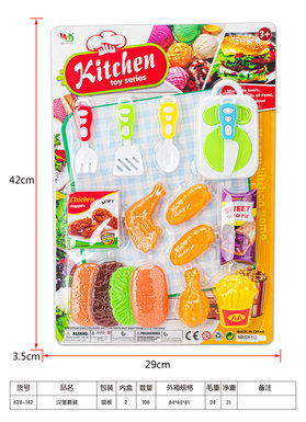 Hamburger set, house toys