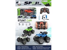 遥控特技喷雾攀爬车高速车