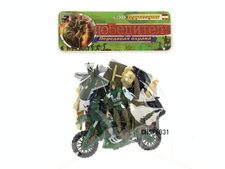 (俄文)卡头PVC袋军事模型套庄(10PCS)