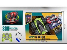 7通1:20，24G爆炸轮双面特技车(包电)3.7V电池USB线