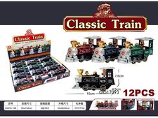合金回力火车头带声光（双开门)