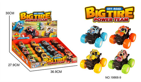Cross-country dual inertia four-wheel drive (blue / yellow / red / green, 12 / display box)