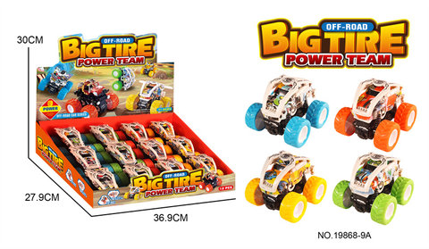 5-in-1 stunt rollover (blue / yellow / red / green, 12 / display box)