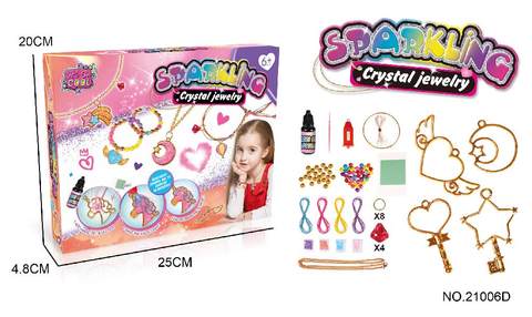 DIY gel metal frame jewelry set-magic series