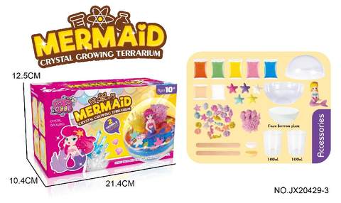 Mermaid-DIY Growth Crystal Decoration