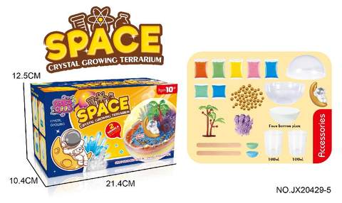 Astronaut-DIY growth crystal furnishings