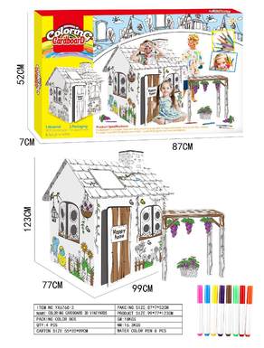 Creative graffiti-DIY three-dimensional assembly vineyard (8 watercolor pens)