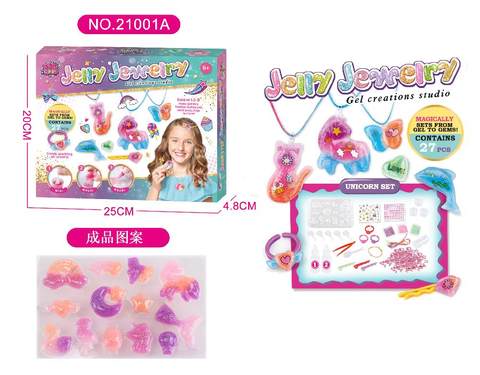 DIY soft gel jewelry set-unicorn series