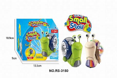 Universal light music projection colorful flash electric snail