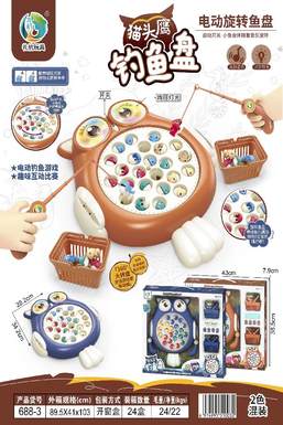 Owl fishing plate