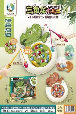 Triceratops fishing plate