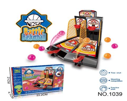 Children's double finger ejection basketball table games early teach shooting machine parent-child interactive toys