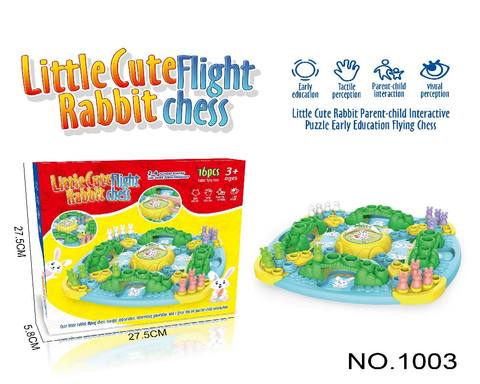 Children's toys New educational early education interactive toys cartoon shape cute rabbit flying chess board game