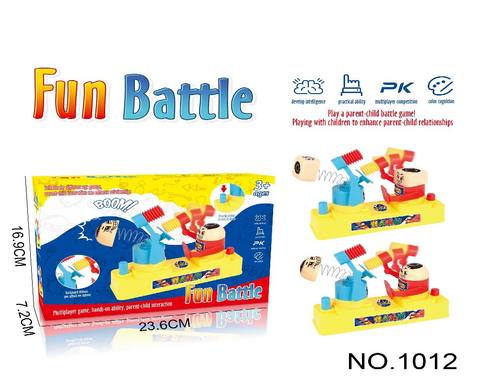 Children's indoor desktop toys, parent-child interaction, knock, knock, fight, game, box.