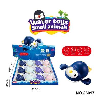 Chain splashing penguins