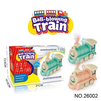 Cute cartoon electric ball blowing train