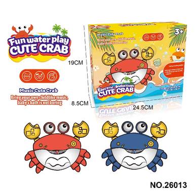 Spit bubble crab