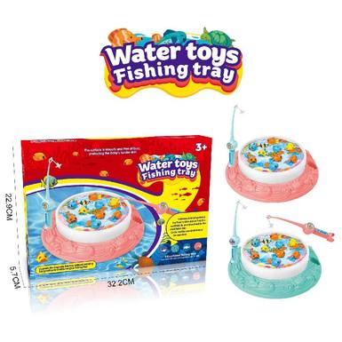 Electric cartoon fishing plate (single rotation)