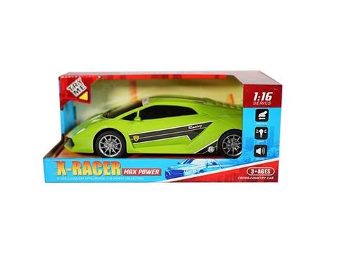 Inertia car with lights and music