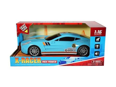 Inertia car with lights and music
