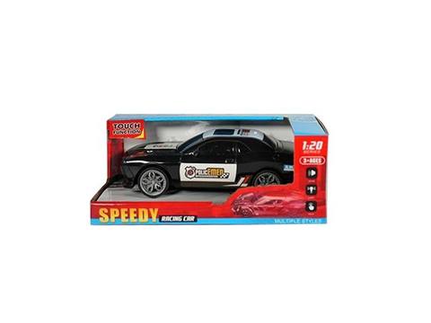 Inertia car with lights and music