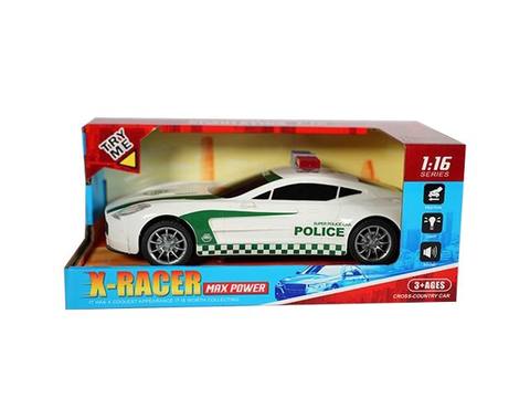 Inertia car with lights and music