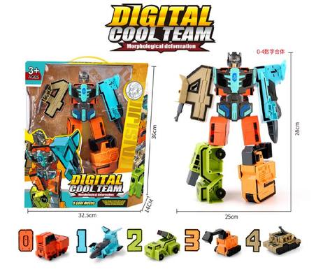 Digital Cool Team Transformers (0-4)