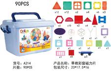 早教彩窗磁力片(90PCS)