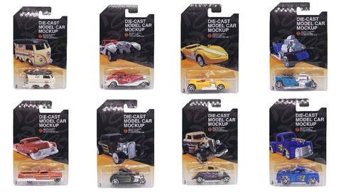 1:64 alloy vintage car pack