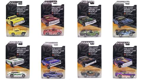 1:64 alloy taxiing muscle car pack