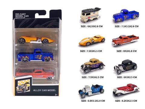 1:64 alloy taxiing vintage car in 3 boxes