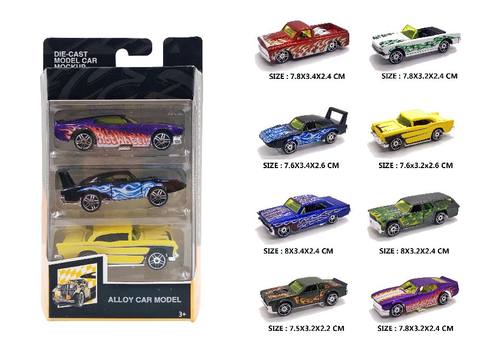 1:64 alloy taxiing muscle car in 3 boxes