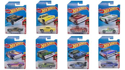 8 types of alloy taxiing 8 muscle car pieces