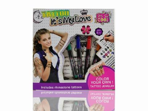Tattoo sticker suit