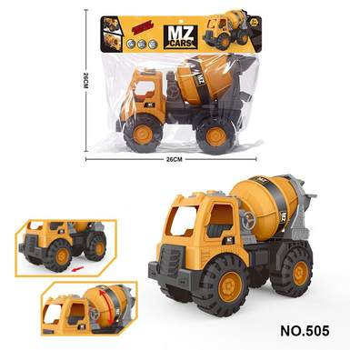 Medium-sized sliding cement mixing truck