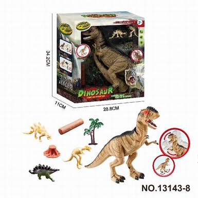Dinosaur suit (Zou Zhelong simulation of electricity, sound, lighting)