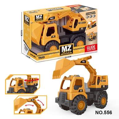 Medium sliding excavation vehicle
