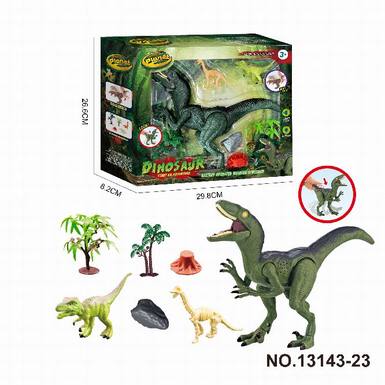 Dinosaur Set (Hand-pressed Dinosaur-Velociraptor)