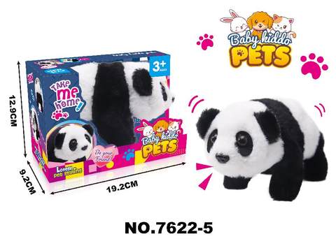 Electric walking plush panda