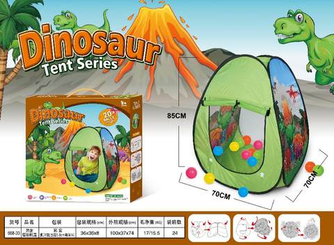 Dinosaur tower tent