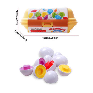 6 shaped paired eggs/2 mixed eggs