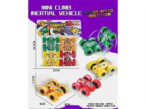Double-sided stunt dumper (4 pieces / bag, 4 colors mixed)