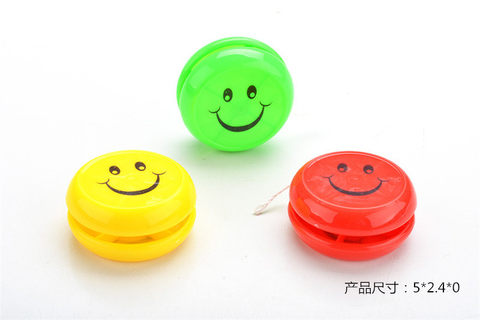 Free toys, solid colors, smiling faces, yo-yo toys, YOYO ball toys