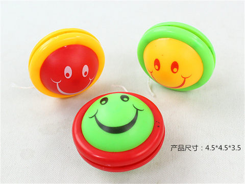 Giveaway toy smiley face yo-yo toy YOYO ball toy