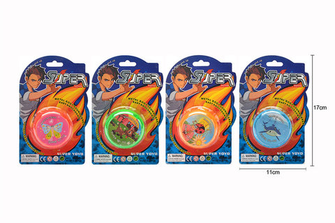 Free toys transparent yo-yo toys YOYO ball toys