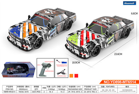 1:18Pvc racing remote control car toy remote control toy